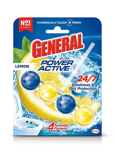 General Power Active Lemon Rim Block Toilet Cleaner, 50g