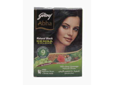 Godrej Abha Herbal Henna Hair Color Brown, 1 Pack