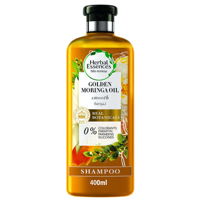 Herbal Essences Bio Renew Smoothening Hair Shampoo with Golden Moringa Oil, 400ml