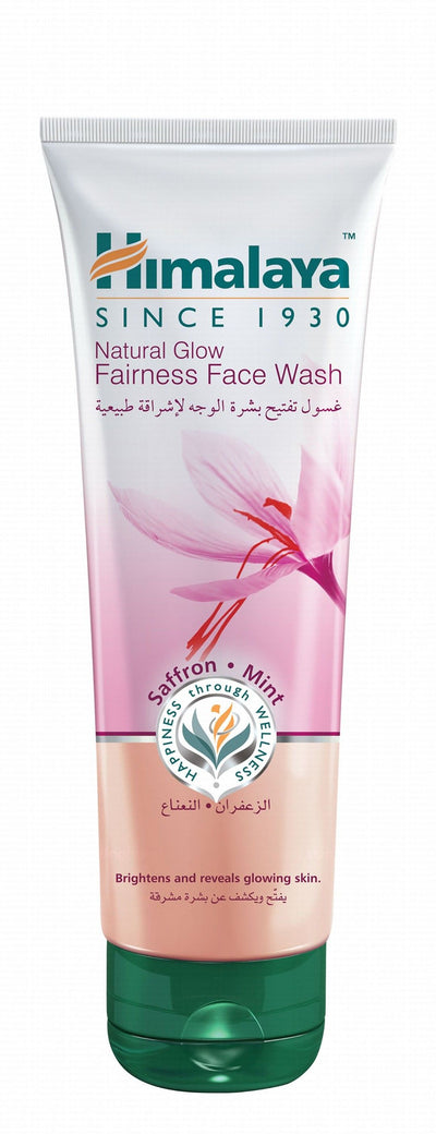 Himalaya Herbals Natural Glow Hypoallergenic Fairness Face Wash with Saffron & Mint, 100ml