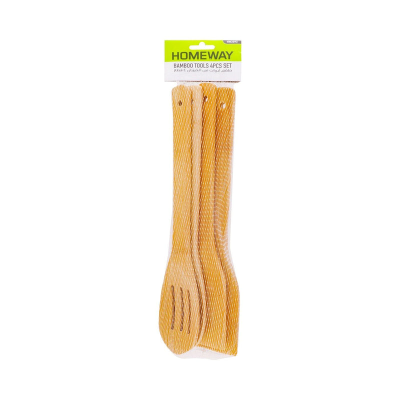 Homeway Bamboo Tools, 4 Pieces