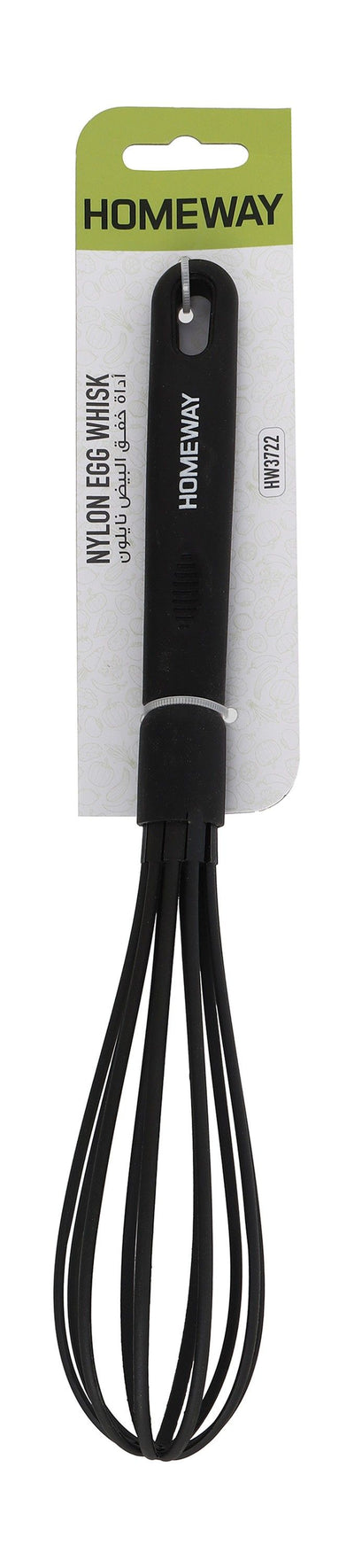 Homeway Black Nylon Egg Whisk, 1 Piece
