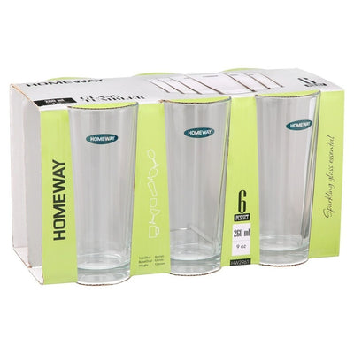 Homeway Crystal Tumbler Set, 6 Pieces