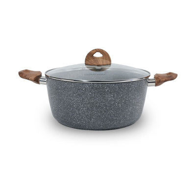 Homeway Marble Casserole Aluminum, 28cm