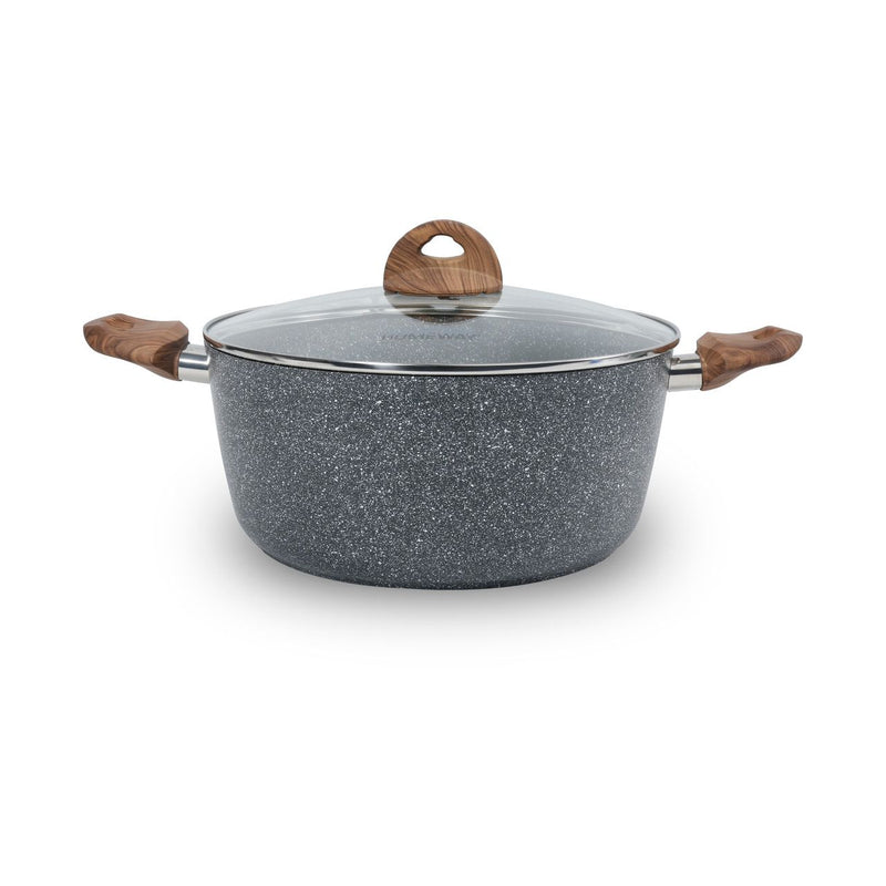 Homeway Marble Casserole Aluminum, 28cm