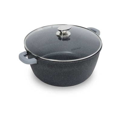 Homeway Marble Casserole Die Cast Aluminum 32Cm