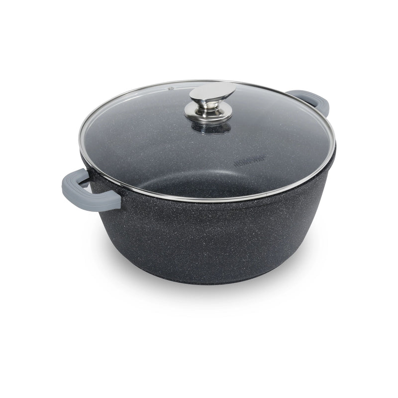 Homeway Marble Casserole Die Cast Aluminum 36Cm
