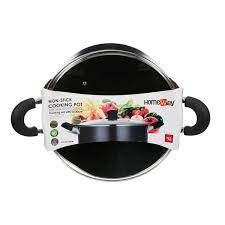 Homeway Non-Stick Cooking Pot with Lid, 30Cm