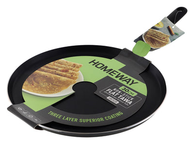 Homeway Non-Stick Flat Tawa, 30cm
