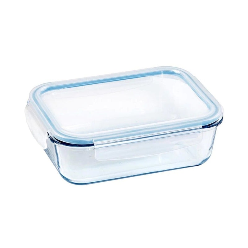 Homeway Rectangle Glass Food Container, 370ml