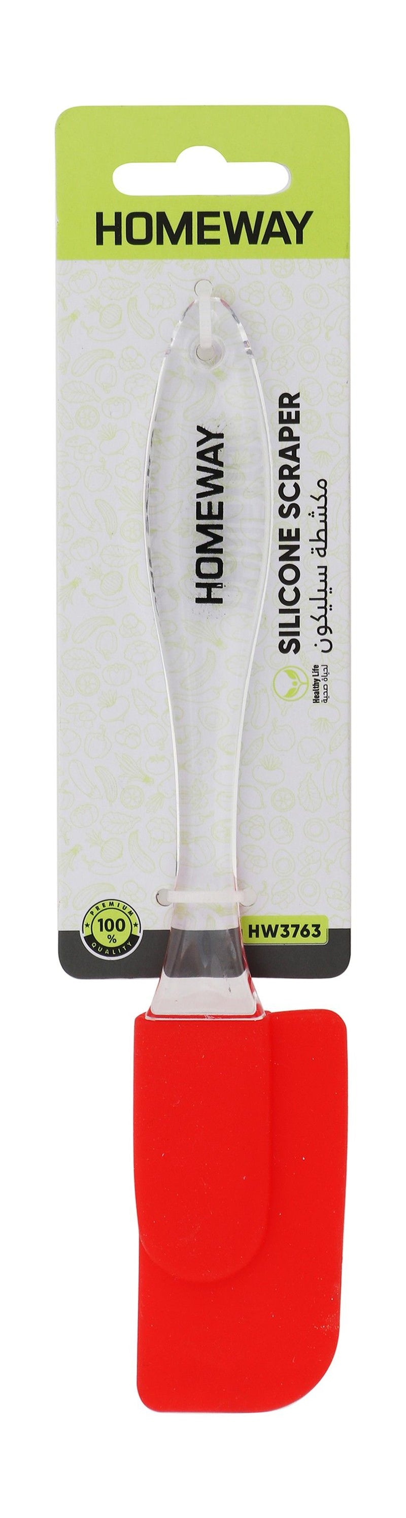 Homeway Red Silicone Scraper, 1 Piece