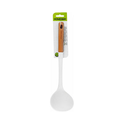 Homeway Silicone Ladle with Wooden Handle