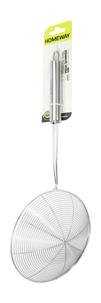 Homeway Stainless Steel Mesh Skimmer, 17.5cm