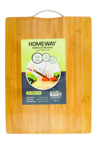 Homeway Wooden Cutting Board (38x28x1.8cm), 1 Piece