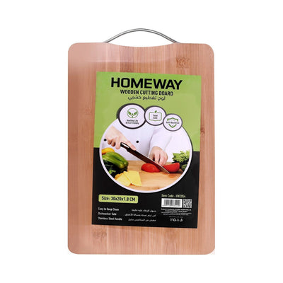 Homeway Wooden Cutting Board Size, 30X20X1.8cm