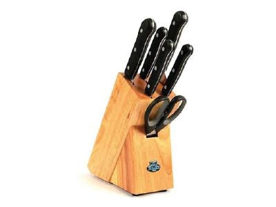 Homeway Wooden Handle Knife Set, 7 Pieces