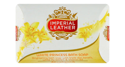 Imperial Leather White Princess Bath Soap Bar with White Lily Extract & Vitamin B3, 100g