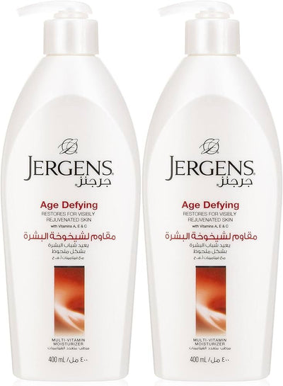 Jergens Age Defying Multi-Vitamin Moisturizer, 2x400ml