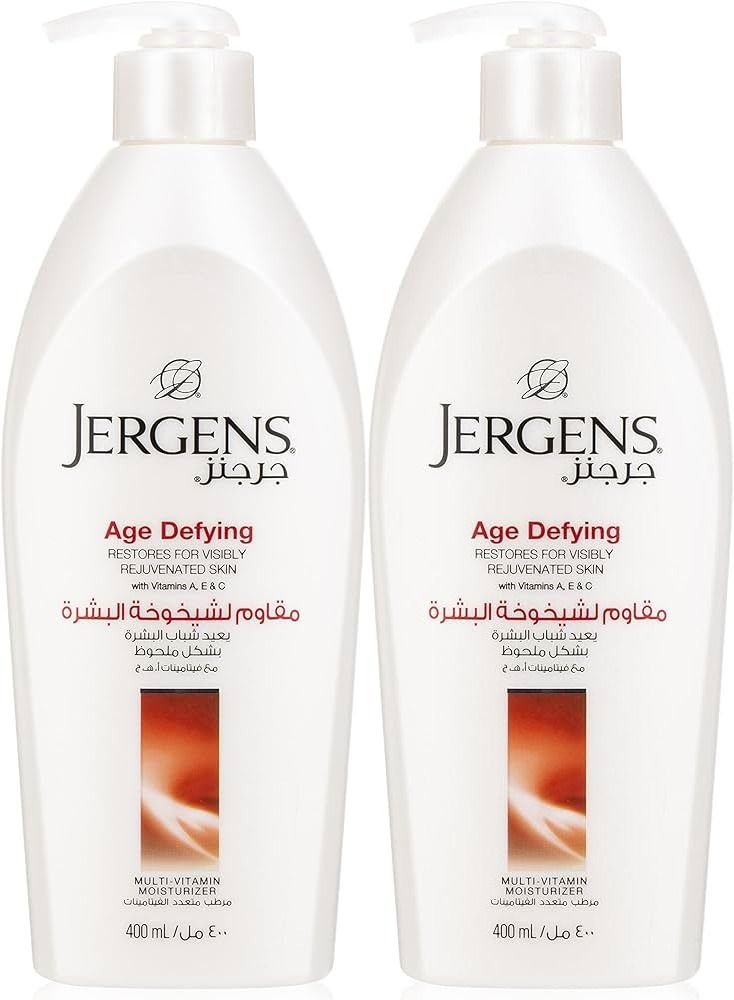 Jergens Age Defying Multi-Vitamin Moisturizer, 2x400ml