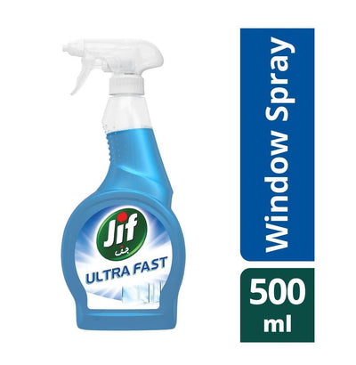 Jif Ultra Fast Window Cleaning Spray, 500ml
