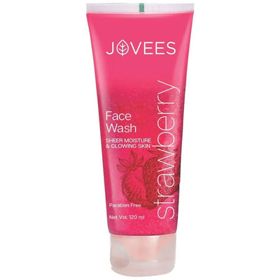 Jovees Strawberry Face Wash for Normal & Dry Skin, 120ml