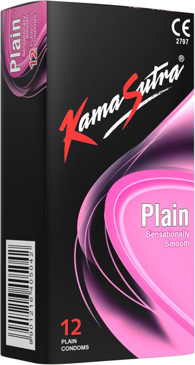 Kama Sutra Plain Condoms, 12 Pieces
