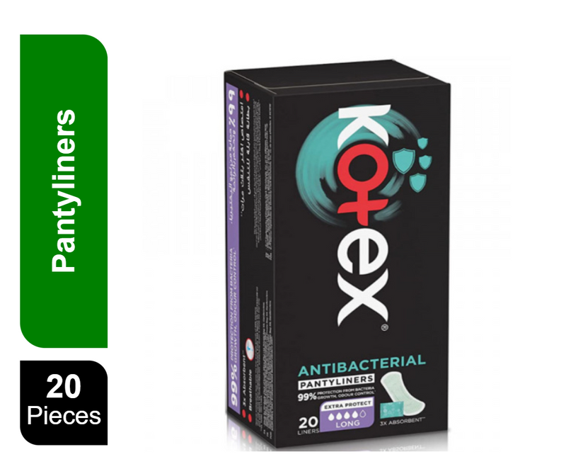 Kotex Liners Long Flat Scented 20 pads