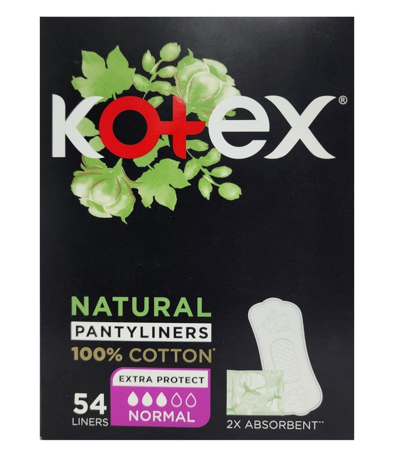 Kotex Normal Pantyliners, 54 Pieces