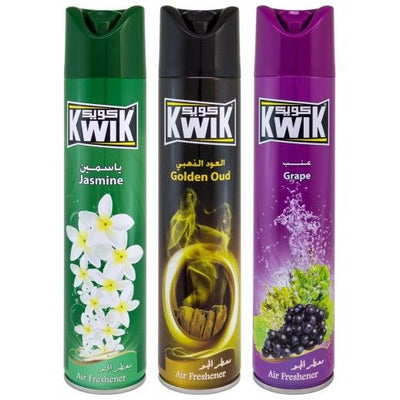 Kwik Air Freshener 300 ml 2+1 Free
