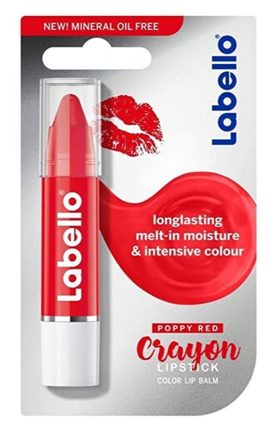 Labello Crayon Lipstick Poppy Red 3 g