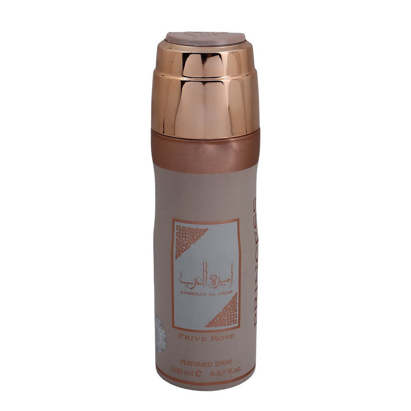 Lattafa Ameerat Al Arab Prive Rose Perfume Body Spray, 200ml