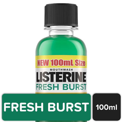 Listerine Fresh Burst Mouthwash, 100ml