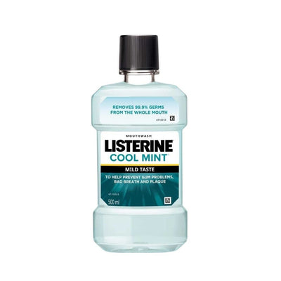 Listerine Zero Mouthwash Milder Taste Mint Flavor, 250ml