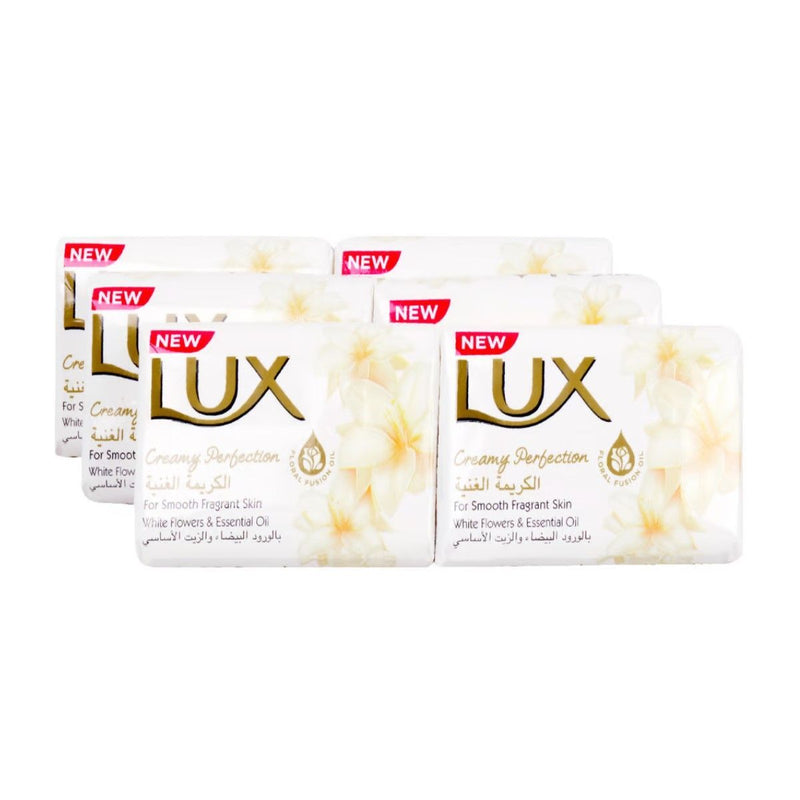 Lux Creamy Perfection Soap Bar, 120g x 5+1