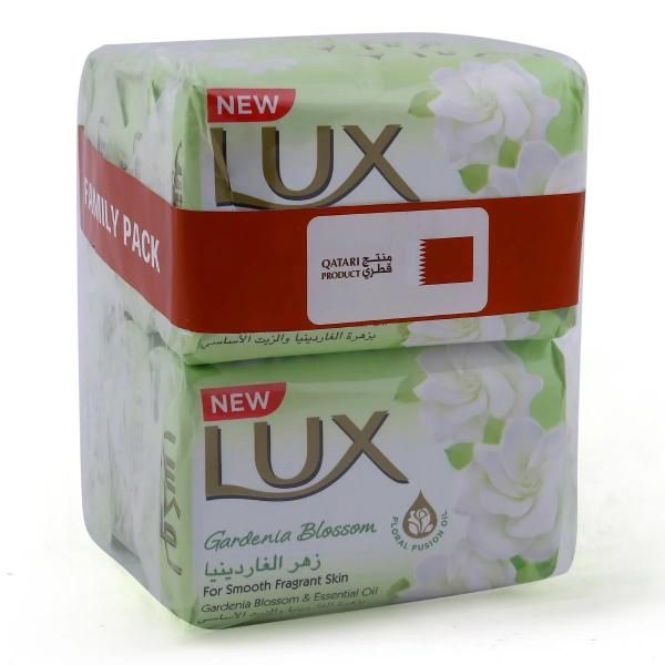Lux Gardenia Perfection Soap Bar Family Pack, 170g