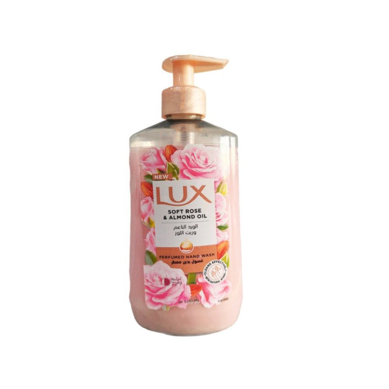 Lux Soft Rose & Almond Oil Perfumed Liquid Hand Wash, 500ml