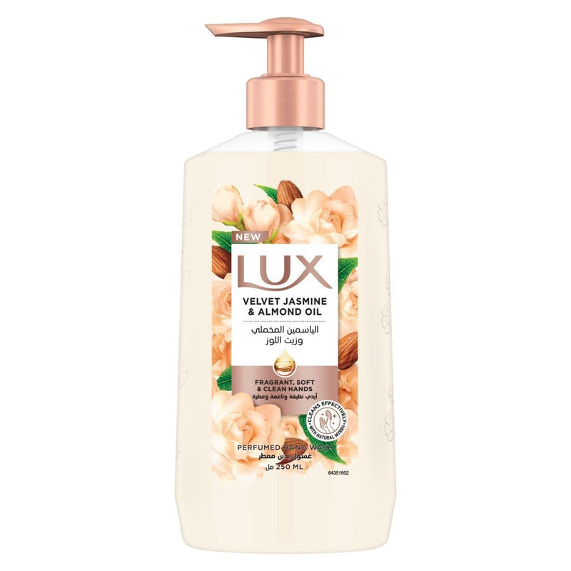 Lux Velvet Jasmine & Almond Oil Perfumed Liquid Hand Wash, 250ml