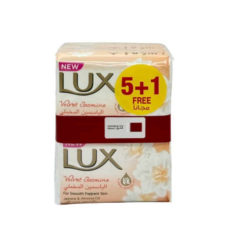 Lux Velvet Jasmine Soap Bar, 5+1x120g