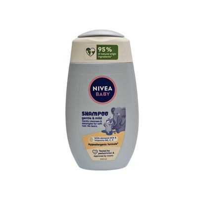 NIVEA Baby Gentle & Mild Shampoo with Almond Milk & Vitamins B5, C & E, 200ml