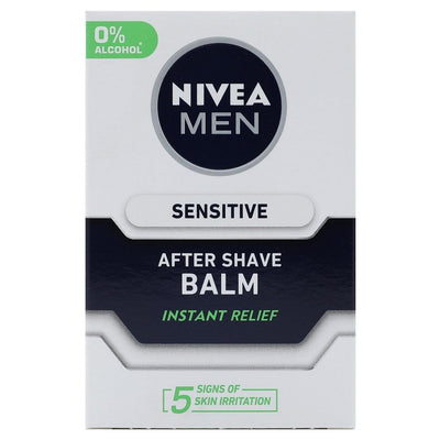 NIVEA Men Aftershave Balm with Chamomile & Hamamelis for Sensitive Skin, 100ml