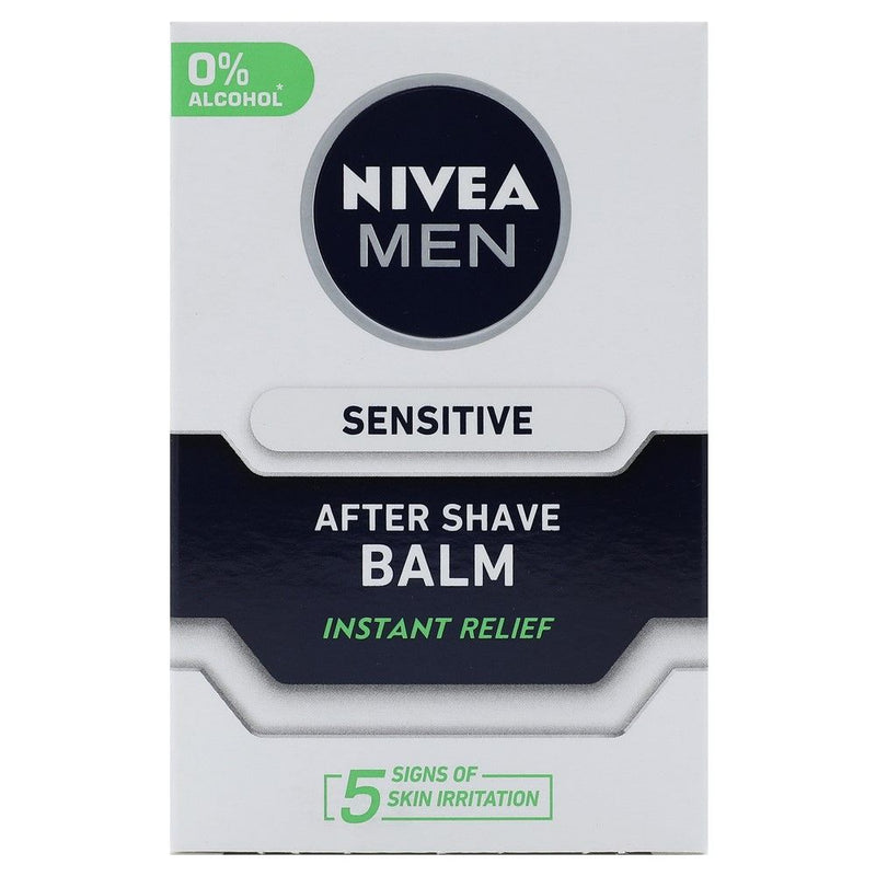 NIVEA Men Aftershave Balm with Chamomile & Hamamelis for Sensitive Skin, 100ml