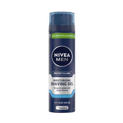 NIVEA Men Protect & Care Shaving Gel with Aloe Vera, 200ml