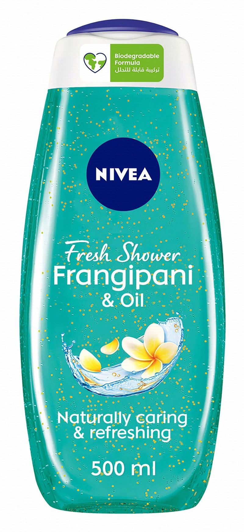 NIVEA Shower Gel with Care Oil Pearls Frangipani Scent, 500ml
