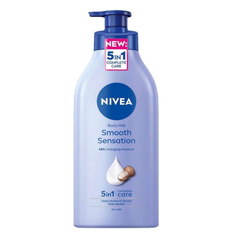 NIVEA Smoothing 48H Body Lotion with Deep Moisture Serum & Shea Butter for Dry Skin, 625ml