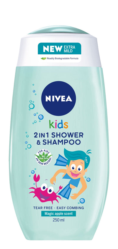 Nivea 2 In 1 Shower & Shampoo 250 ml