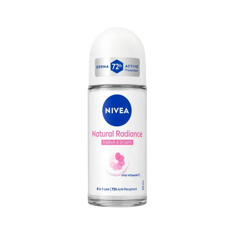 Nivea 48h Protection Natural Radiance Antiperspirant Roll-on for Women, 50ml