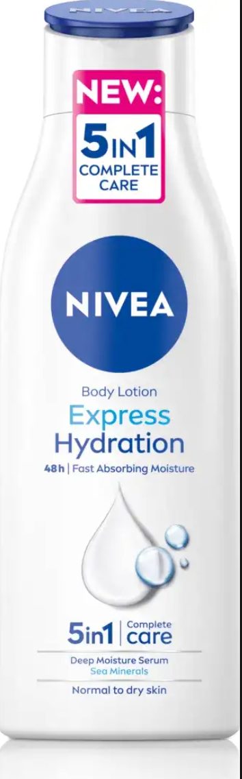 Nivea Body Lotion Express Hydration For Normal Skin, 250ml