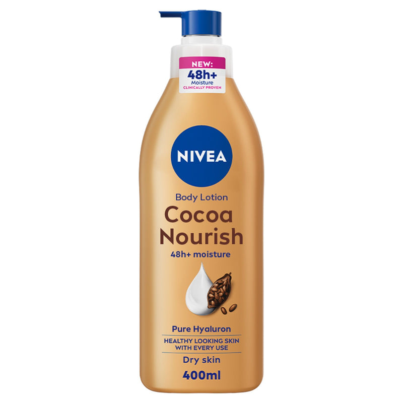 Nivea Cocoa Butter Body Lotion for Dry Skin, 400ml