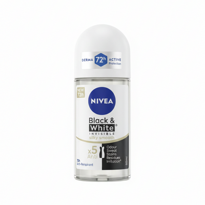 Nivea Deo Roll On Black & White Silky Smooth 50 ml