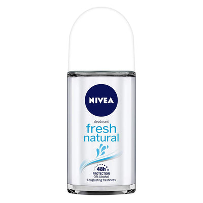 Nivea Deodorant Roll-On Fresh Natural For Women 50Mlx2